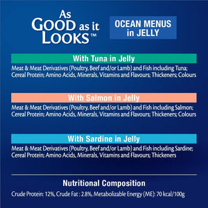 FELIX - Adult Wet Cat Food Ocean Menus in Jelly 60x85g - PetServo-7