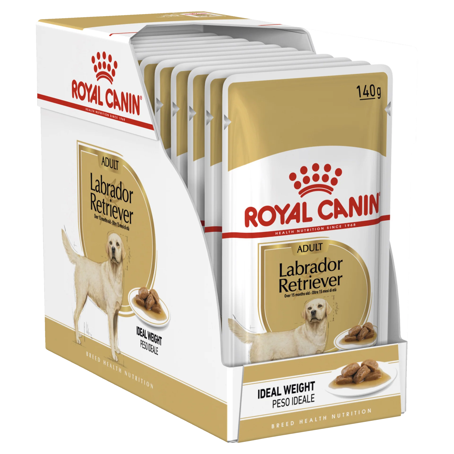 Royal Canin - Labrador Retriever Wet Dog Food Pouches 140g x 10 - Petservo