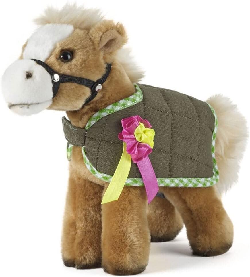 Living Nature - 23cm Plush Horse with Jacket - Soft Toy - Petservo