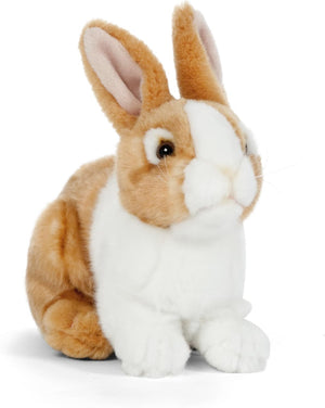 Living Nature - Brown,Grey Pet Rabbit 18cm Plush Toy - Petservo