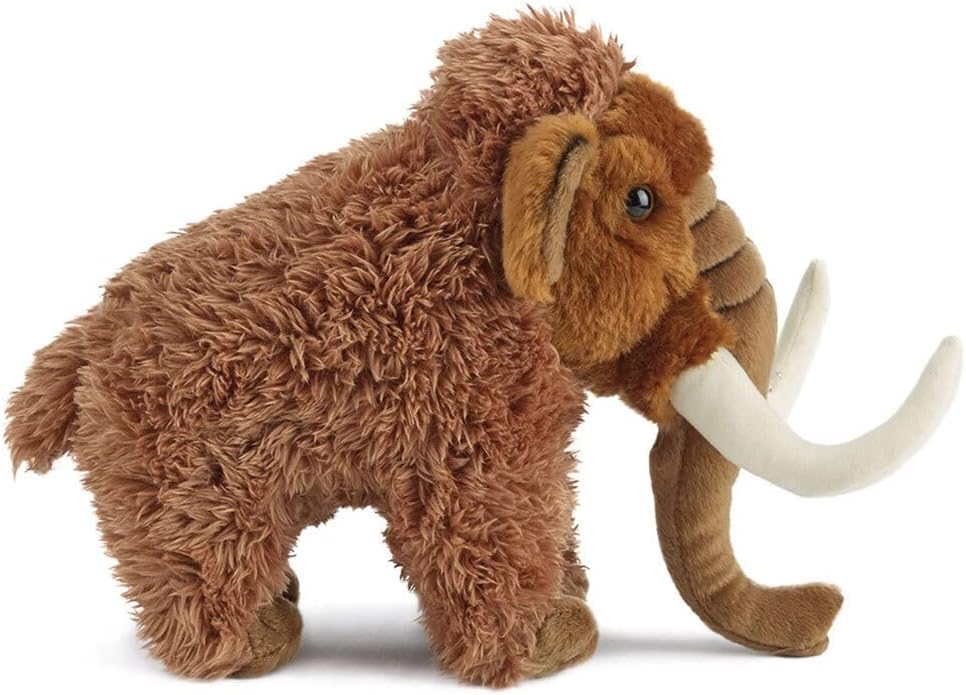 Living Nature - Medium Woolly Mammoth (18cm) - Plush Soft Toy - Petservo