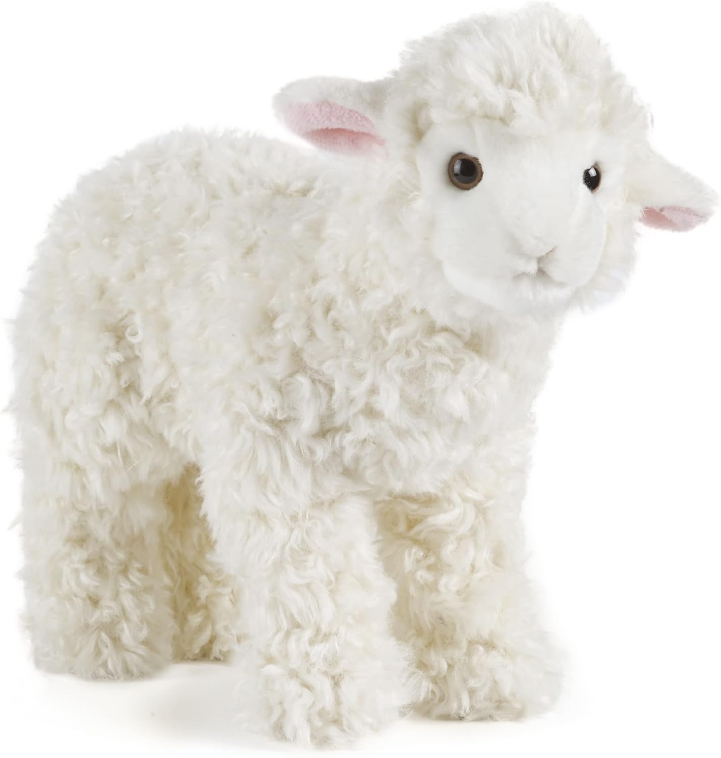 Living Nature - Large Lamb Plush - Realistic 28cm Soft Toy - Petservo