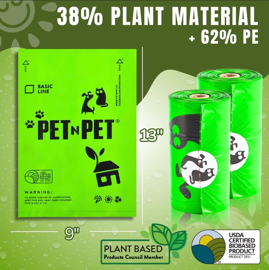 PET N PET -  Dog Poop Bags 1080 Counts