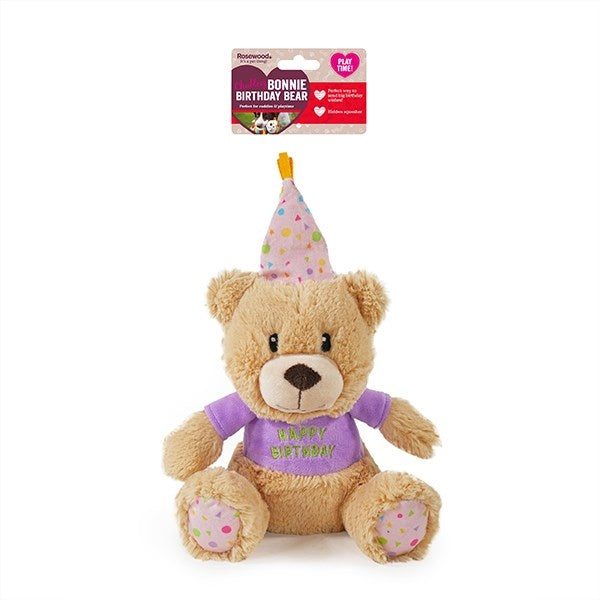 Rosewood - BIRTHDAY BEAR DOG TOY