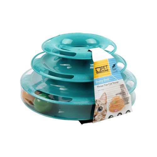 Pet Zone - Busy Ball 3-Tier Tower Cat Toy - petservo