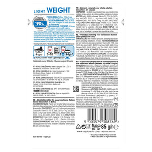 Royal Canin - Light Weight Care with Gravy Adult Wet Cat Food Pouches 85g x 12 - Petservo