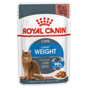 Royal Canin - Light Weight Care with Gravy Adult Wet Cat Food Pouches 85g x 12 - Petservo