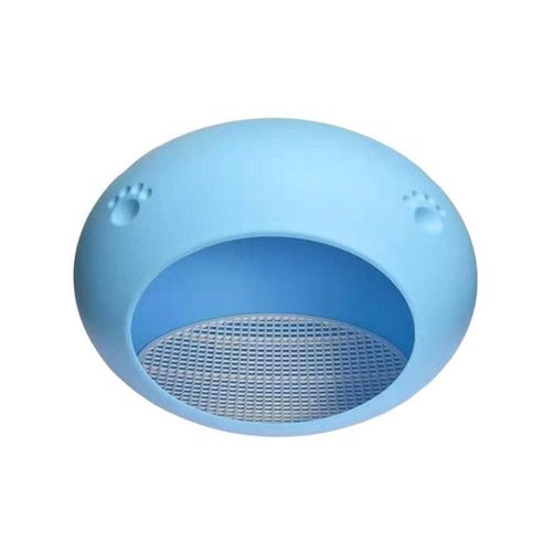 YES4PETS - Medium Cave Cat Kitten Box Igloo Cat Bed House Dog Puppy House-Blue