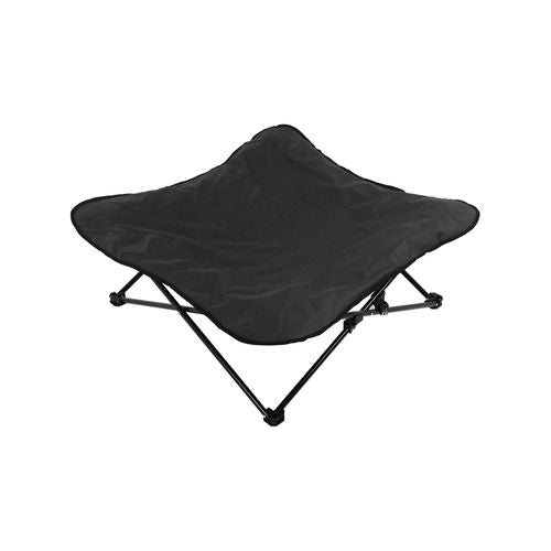 Charlie's - Foldable Elevated Dog Bed - Black - Large