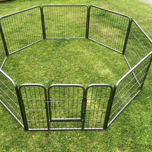 YES4PETS 2 x 8 Panel 60cm Heavy Duty Pet Exercise Playpen - PetServo