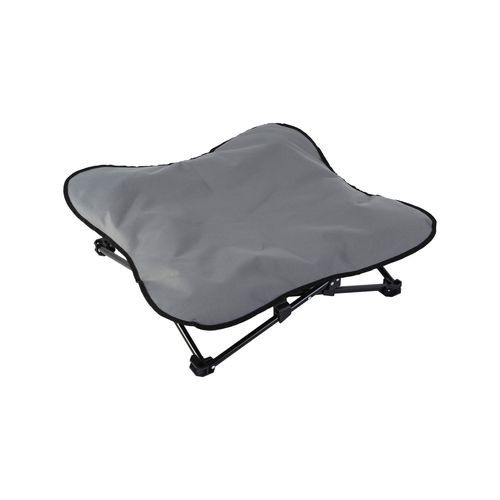 Charlie's - Foldable Elevated Dog Bed - Grey - Large