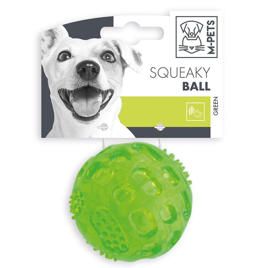 M-PETS - SQUEAKY Ball Blue -6.3 cm.dia