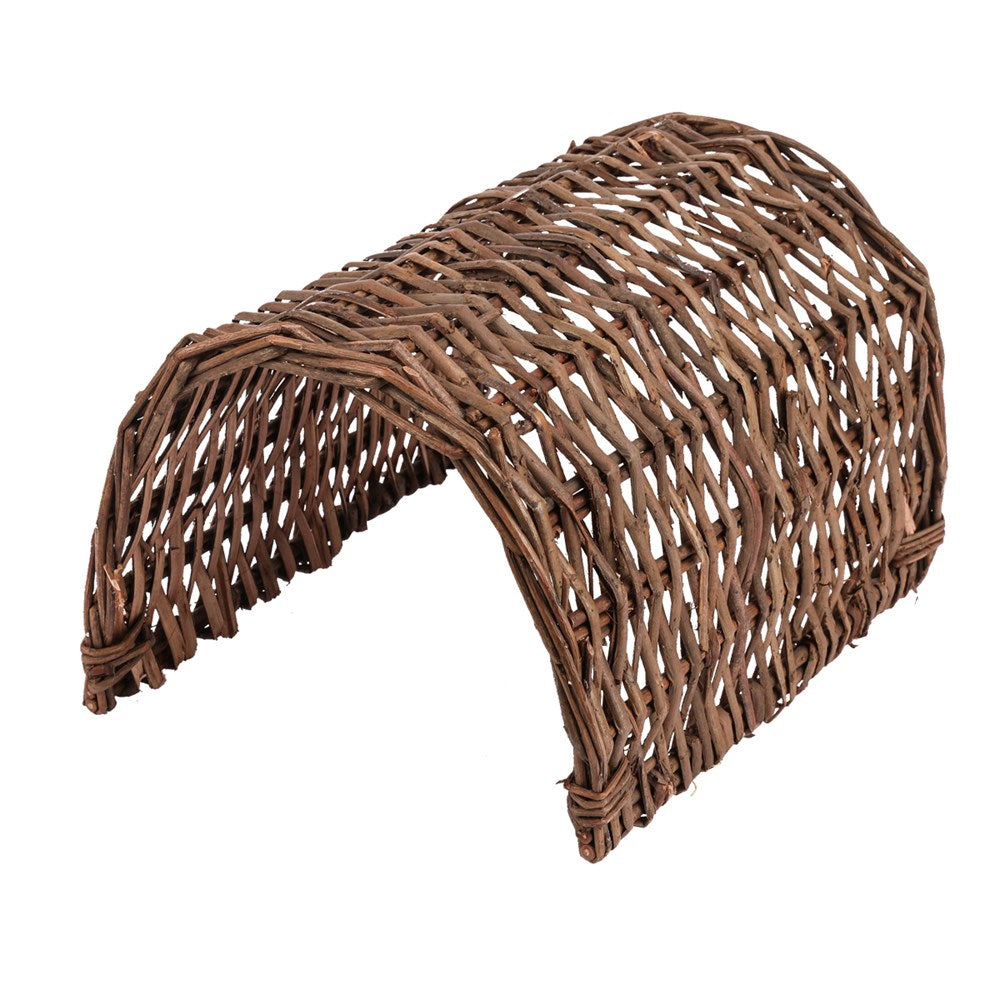 Nature Island - Hand Woven Willow Twig Tunnel Large - Petservo