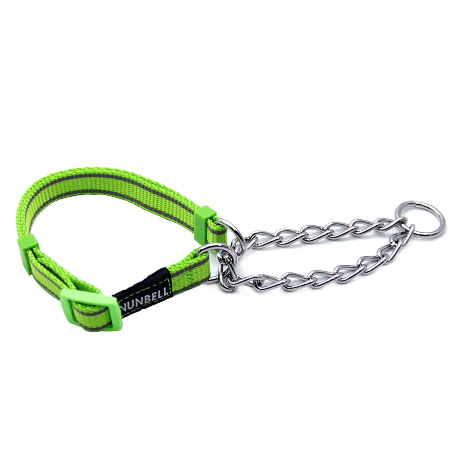 Nunbell - 2-STRIPE REFELECTIVE OBEDIENCE COLLAR - Petservo