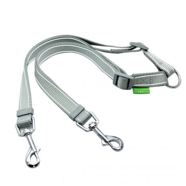 Nunbell - 2-STRIPE REFLECTIVE TWO-WAY LEASH - Petservo