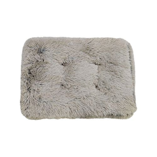 Medium 70cm Shaggy Plush Dog Bed - petservo