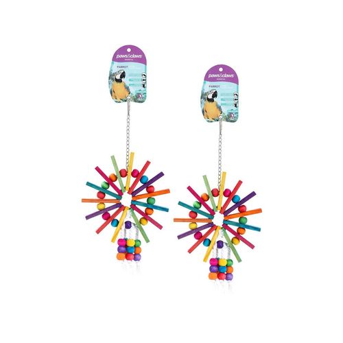 Paws and Claws - Parrot Large Ferris Wheel Wooden Toy 29X19Cm - 2PK