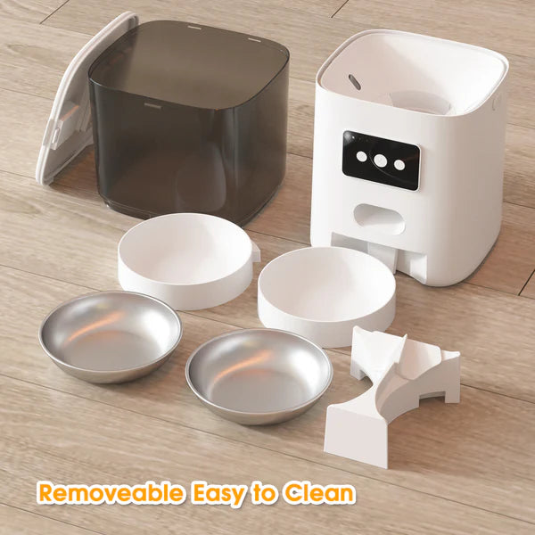 Advwin - Wifi Double Bowl 6L Automatic Pet Feeder - petservo