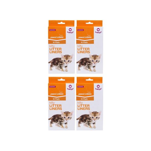 Paws and Claws - Kitty Litter Liners 72x30cm - 40PK