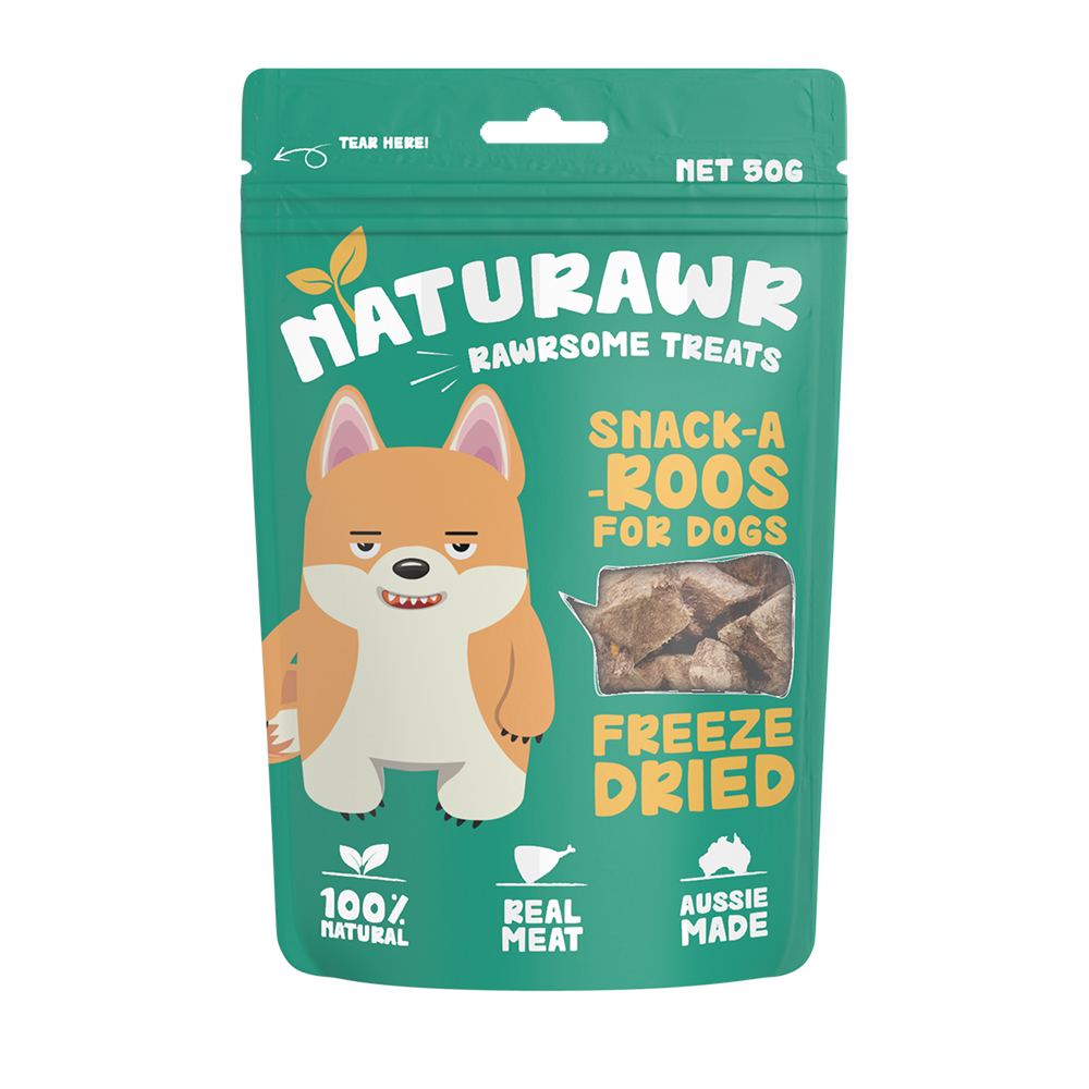 Naturawr - Snack-A-Roo for Dogs 50g - Petservo