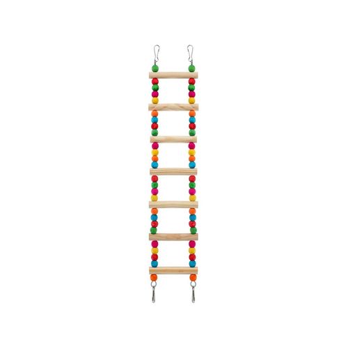 Paws and Claws - Parrot Wooden Ladder 54X10Cm - 2PK