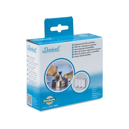 PetSafe® - Drinkwell® 360 Replacement Filter Pet Fountain - 3 Pack - Small - White