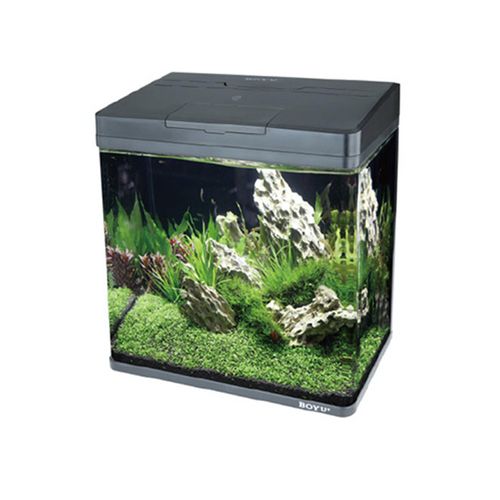 Boyu - MS-420 All In One Aquarium Fish Tank 34L - Black