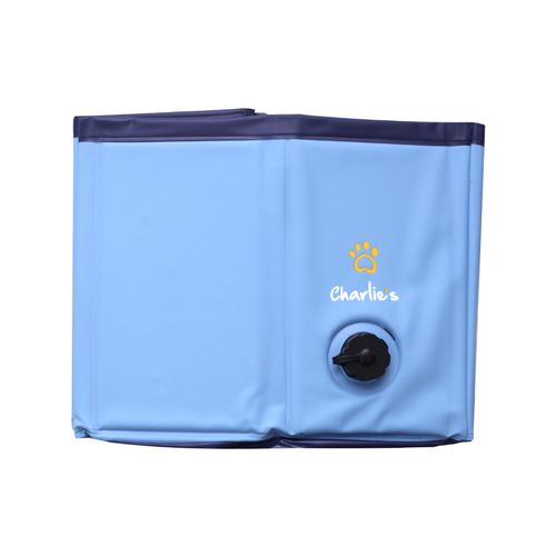 Charlie's - Portable Summer Dog Pool Blue - Medium