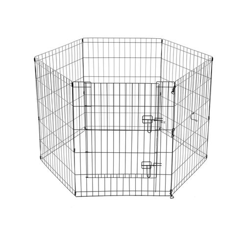 Paws and Claws - Pet Play Pen 6 Sided Large 61x76cm - 6pc