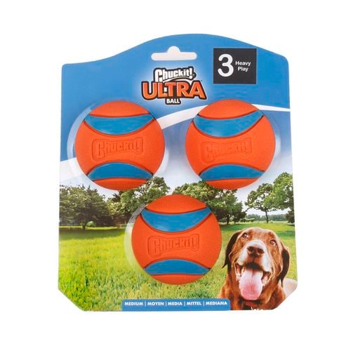 ChuckIt! - Medium Ultra Ball - 3 Pack- Petservo