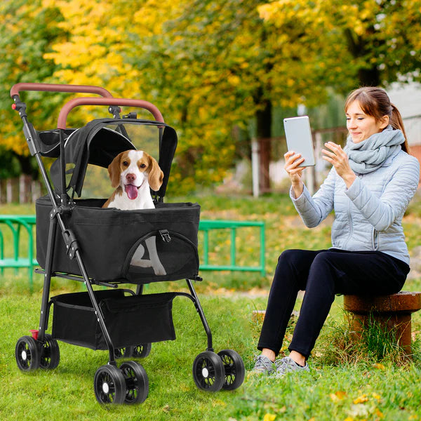 Advwin - Large Pet Stroller Pram - petservo