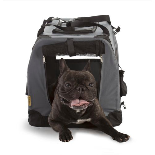 Fido & Fletch - Foldable Pet Carrier - Small - Grey