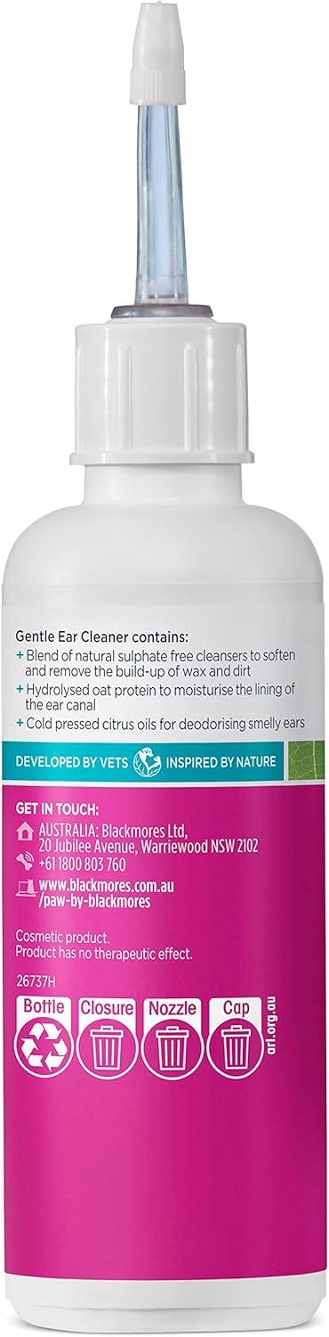 PAW by Blackmores - Gentle Ear Cleaner for Dogs & Cats - 120ml - Petservo