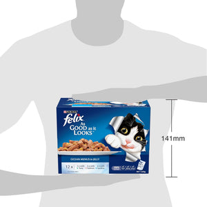 FELIX - Adult Wet Cat Food Ocean Menus in Jelly 60x85g - PetServo-8