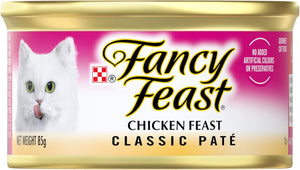 FANCY FEAST - Classic Paté Adult Wet Cat Food Chicken Feast 24x85g - Petservo