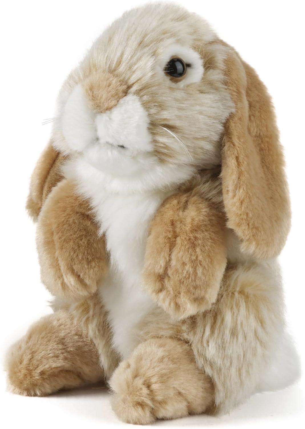 Living Nature - Plush Lop Eared Rabbit, Brown – Soft Toy - Petservo