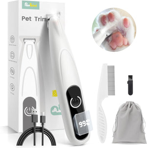 PAPMINI - Dog Paw Trimmer with LED Display - Cordless Grooming - Petservo