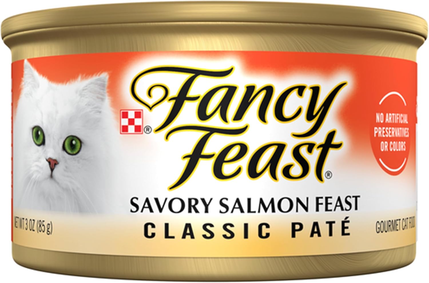 FANCY FEAST - Adult Savoury Salmon Pate Wet Cat Food 24x85g - Petservo