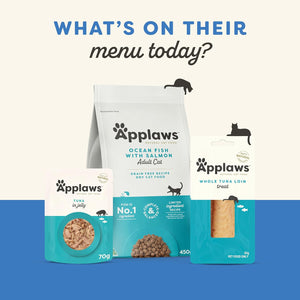 Applaws - 100% Natural Wet Cat Food Tuna Fillet & Prawns 70g - Petservo