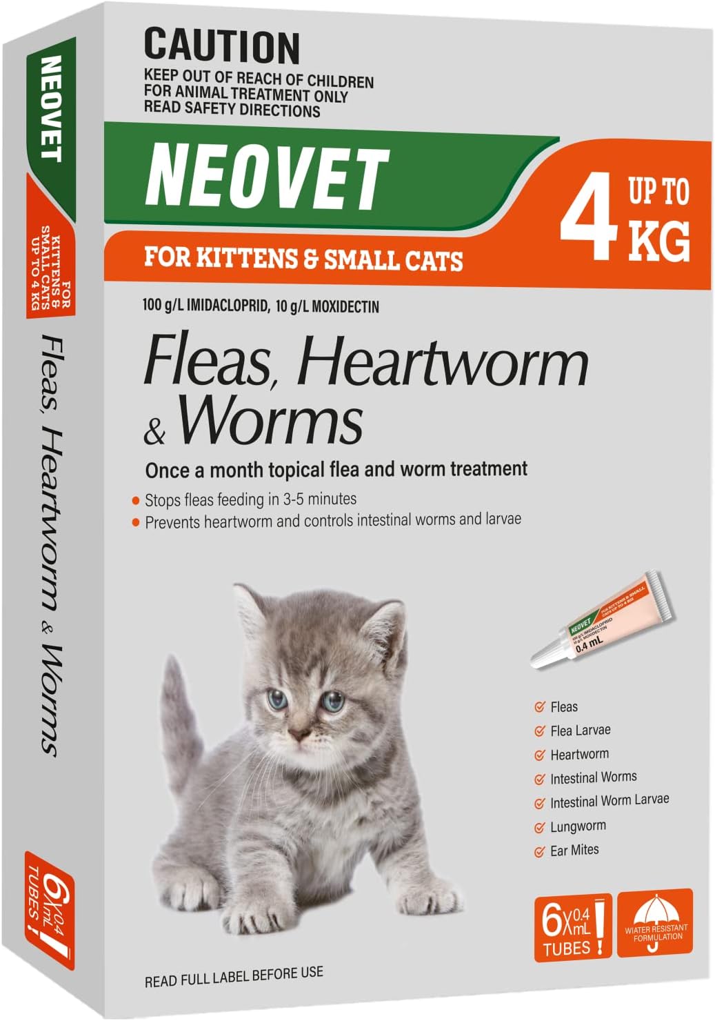 NEOVET - FOR KITTENS & SMALL CATS (UP TO 4KG) 6 PACK - Petservo