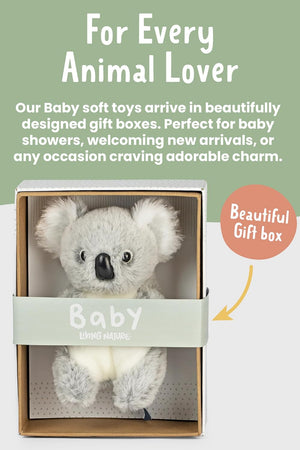 Living Nature - Koala Plush Soft Toy, Cuddly & Eco-Friendly - Petservo