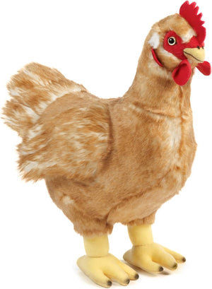 Living Nature 35cm Hen Chicken - Realistic Soft Farm Animal Toy - Petservo