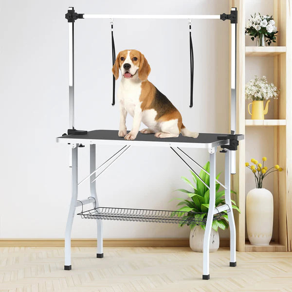 Advwin - Pet Grooming Table 2 Arms Foldable - petservo