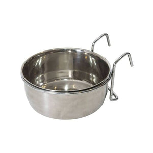 YES4PETS 2 Stainless Steel Pet Bowls for Rabbit & Bird 591ml PetServo