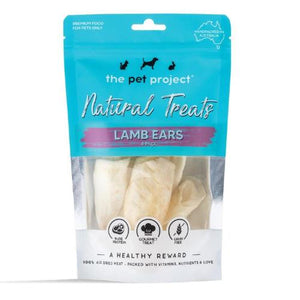 The Pet Project - Lamb Ears (4 packs) - Petservo