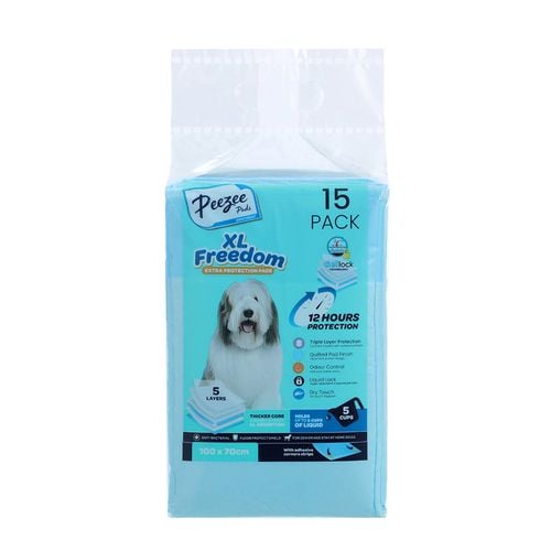 Paws & Claws - 100 x 70cm XL Protection Pet Training Pads - 15 Pack - Petservo