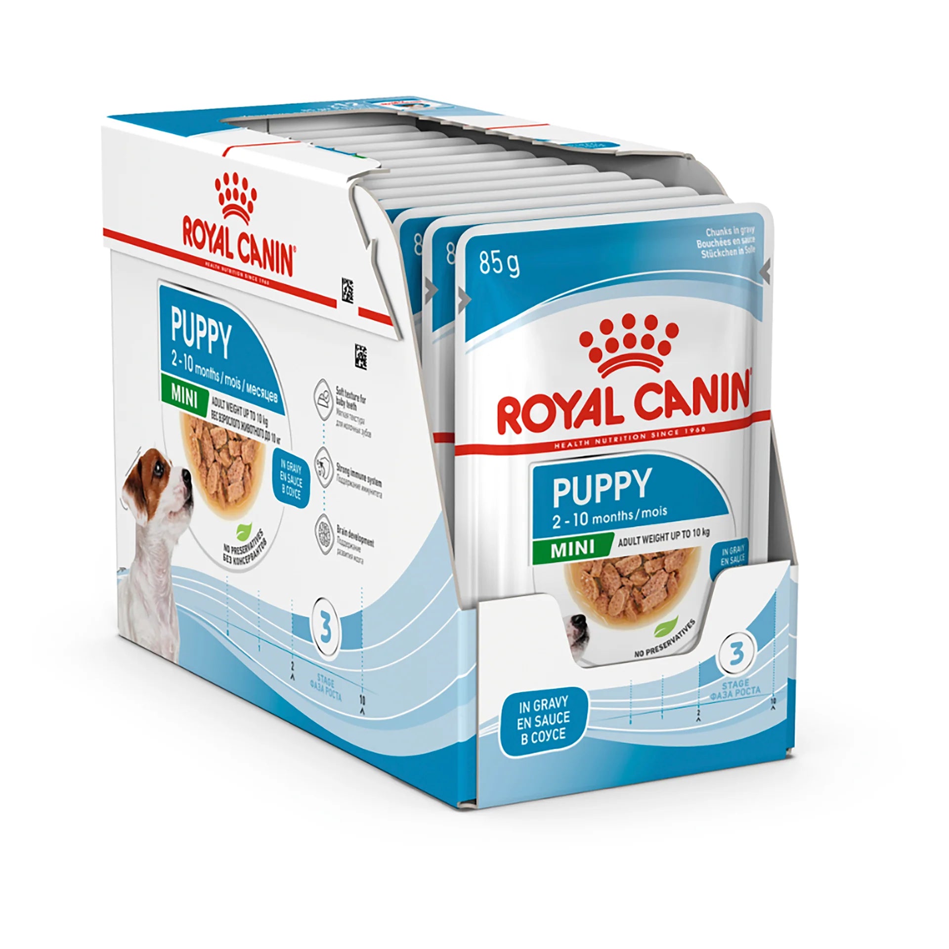 Royal Canin - Mini Puppy Wet Dog Food Pouches 85g x 12 - Petservo