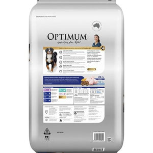 Optimum - 18kg Adult Large/Giant Breeds Chicken Vegetables & Rice Dry Dog Food - petservo