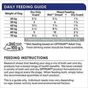 Optimum - 18kg Adult Large/Giant Breeds Chicken Vegetables & Rice Dry Dog Food - petservo