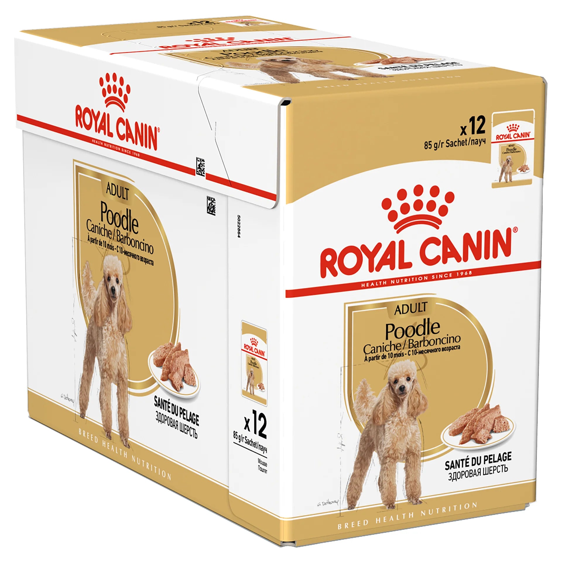 Royal Canin - Poodle Adult Wet Dog Food Pouches 85g x 12 - Petservo